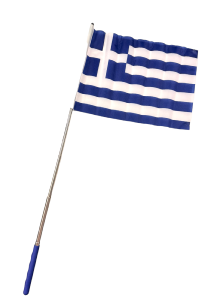 Drapeau grec extensible jusqu'à 61 cm