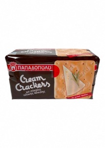 Cream Crackers à la farine complète et au levain PAPADOPOULOU 175 g