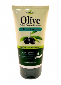 Crme mains  l'huile d'Olive & Dictame HERBOLIVE 150 ml