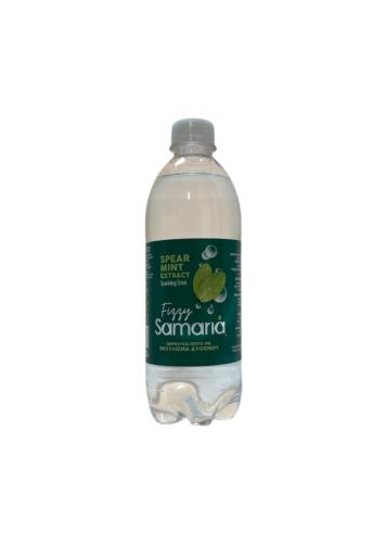 Eau pétillante à la menthe SAMARIA en bouteille PET 500 ml