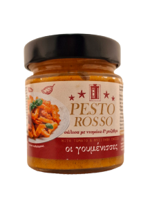 Pesto rosso  la sauce tomate et fromage crtois  "mizithra" GOUMENISSES 180 g