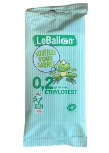 Éthylotest sans chrome LE BALLON 0.2/l de sang Norme NF