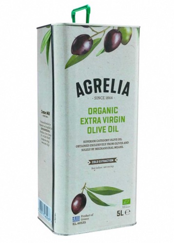 Huile d'olive extra vierge BIO AGRELIA en bidon de 5 l