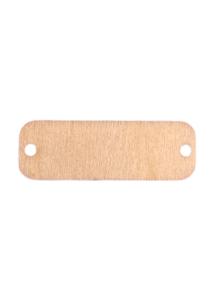 Pendentif rectangle en bois NONA 'Marraine' 3,5x1,2