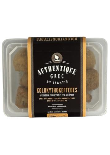 Kolokythokeftedes "Galettes de courgettes à la Feta" AUTHENTIQUE GREC BY IFANTIS 200 g