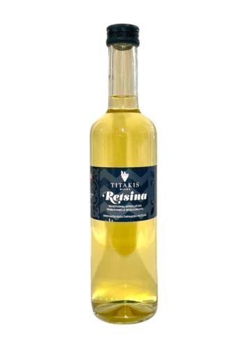 Vin blanc sec - Retsina - TITAKIS 11.50 % vol 500 ml