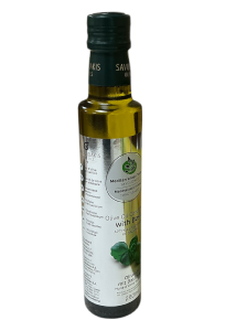 Huile d’olive vierge extra infusée au basilic SAVOUIDAKIS 250 ml