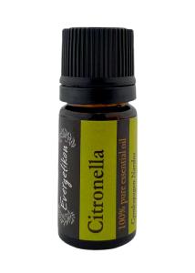 Huile essentielle de citronnelle 'Cymbopogon Nardus oil' EVERGETIKON 5 ml
