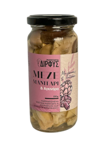 Mezze grec aux champignons et artichauts DIRFIS 220 g