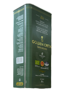 Huile d'olive vierge extra BIO de Crète GOLDEN CRETA SAVOUIDAKIS 5 L