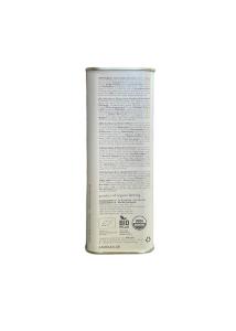 Huile d’olive vierge extra BIO variété Patrinia LADOLEA en bidon métallique blanc 500 ml