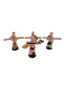 Petites figurines de danseurs en terre cuite fait main IDOLS ART