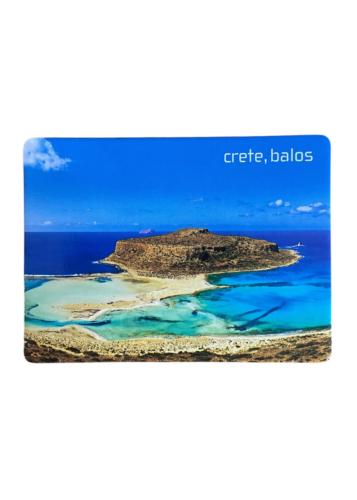 Magnet souvenir de Crète-Grèce "Balos" 7,4x5,5 cm