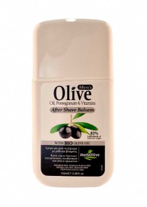 Baume aprs rasage  l'huile d'olive, grenade et vitamines pour homme HERBOLIVE 100 ml
