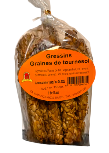 Gressins aux graines de tournesol 190 g