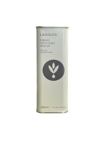 Huile dolive vierge extra BIO varit Patrinia LADOLEA en bidon mtallique blanc 500 ml