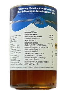 Miel de montagne avec Malotira "thé de montagne"  MELIGYRIS 270 g