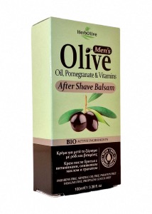Baume après rasage à l'huile d'olive, grenade et vitamines pour homme HERBOLIVE 100 ml