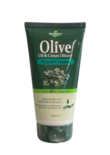 Crème mains à l'huile d'Olive & Dictame HERBOLIVE 150 ml