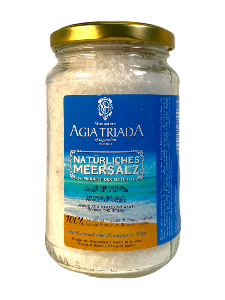 Fleur de sel de mer naturel de Crte AGIA TRIADA   Sainte Trinit  250 g