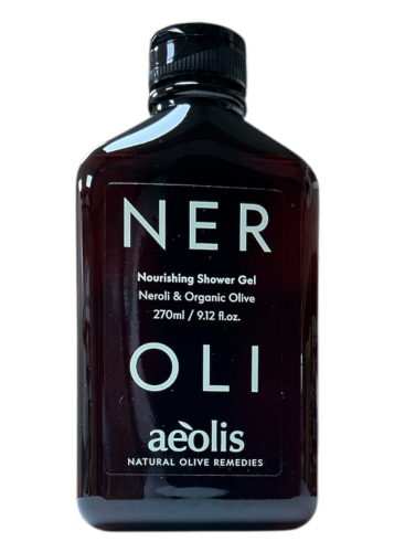 Gel Douche nourrissant au Néroli & aux Feuilles d’Olivier BIO AEOLIS 270 ml