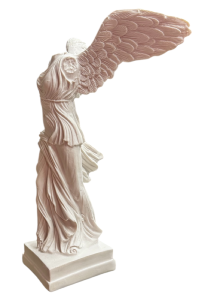 Statue décorative Victoire de Samothrace en polyrésine 23,5 cm