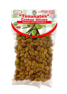 Olives de Crte varit Tsounati naturelles en sous vide ELLIE  200 g