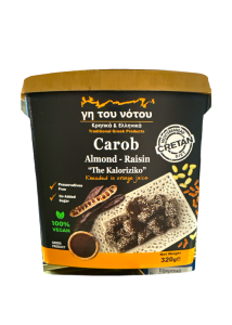 Biscuits  la caroube, aux amandes et aux raisins GI TOU NOTOU 320 g