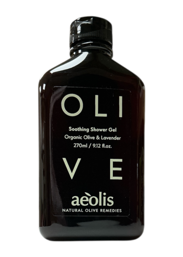 Gel douche apaisant à l'olive BIO et à la lavande AEOLIS 270 ml