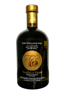 Huile d'olive extra vierge Récolte Précoce en bouteille VASSILAKIS ESTATE 500ml