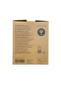 Huile d’Olive Vierge Extra BIO variété Megaritiki LADOLEA en bouteille céramique noire rechargeable 600 ml