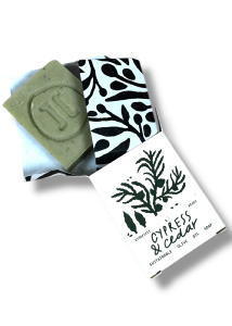 Savon  l'huile d'olive, cyprs et cdre HELLEO 30 g