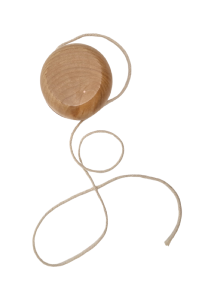 Yoyo en bois naturel 5x3 cm