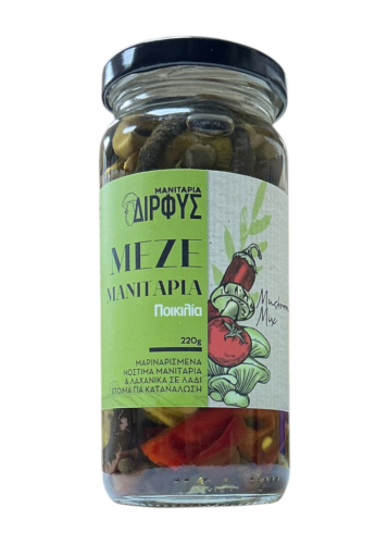 Mezze grec aux champignons marinés DIRFIS 220 g
