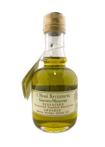 Huile d'olive vierge extra BIO MONASTRE CHRYSOPIGI en bouteille 250 ml