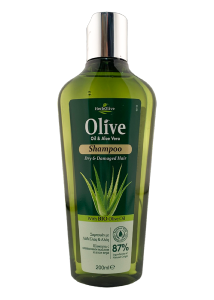 Shampooing  l'huile d'olive et  l' aloe vera pour cheveux secs HERBOLIVE 200 ml