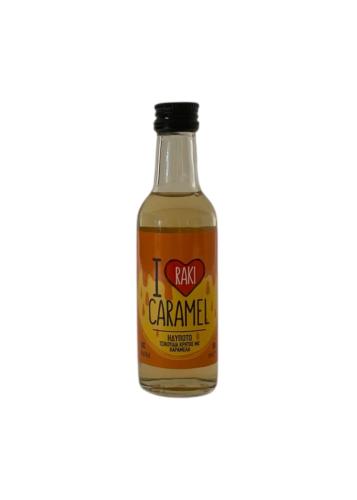 Liqueur I love RAKI au caramel CRETAN SPIRIT 19 % vol 50 ml