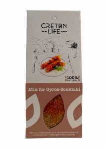 Mélange d’épices pour Gyros et Kebab Grec CRETAN LIFE 50 g